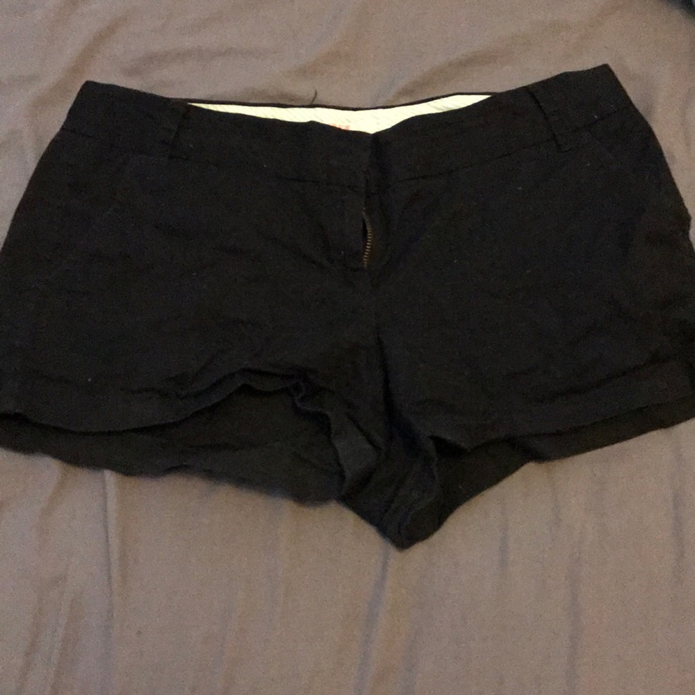 J Crew Black shorts